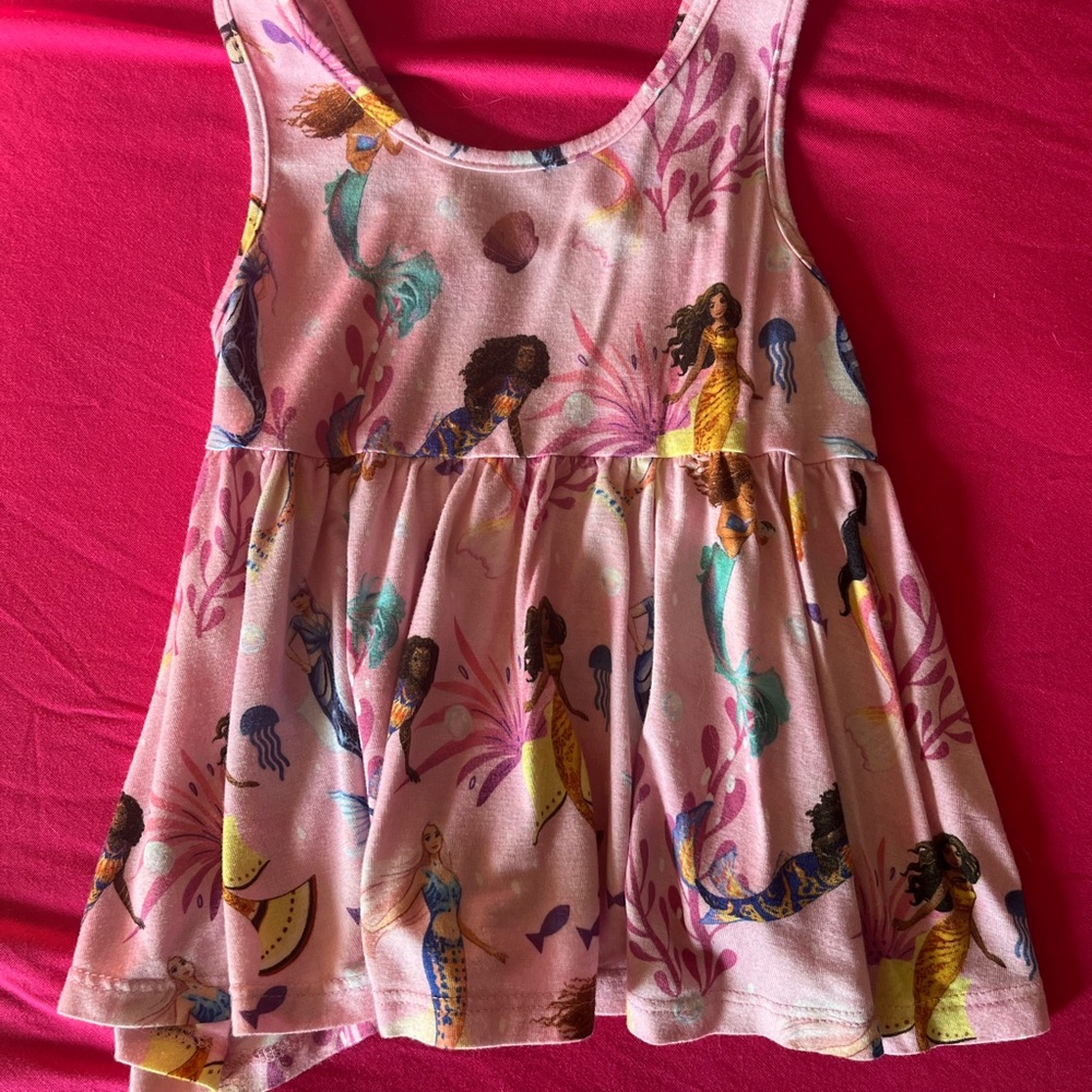 Posh Peanut Pink Mermaid Tank Top